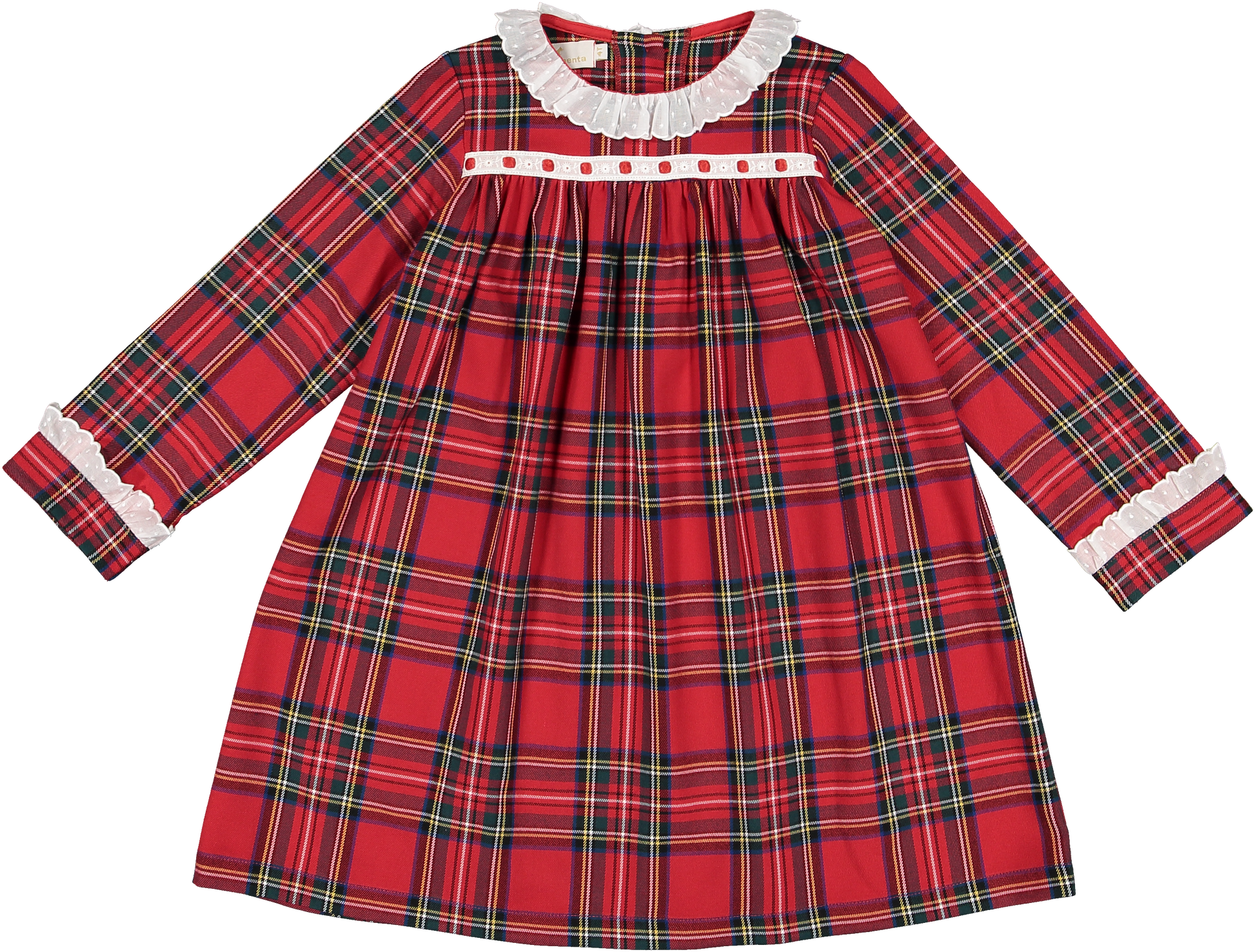 Red Christmas Tartan Nightgown - Breckenridge Baby