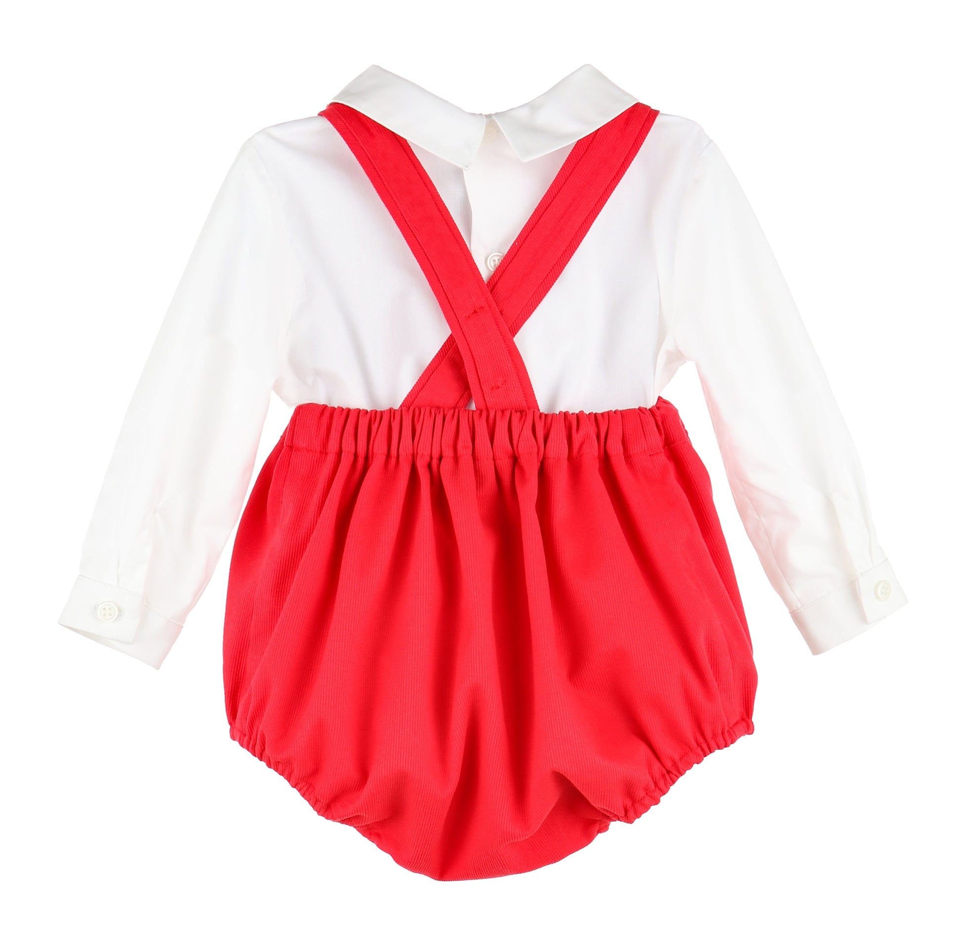 The Classic's Vintage Boy Overall - Red - Breckenridge Baby