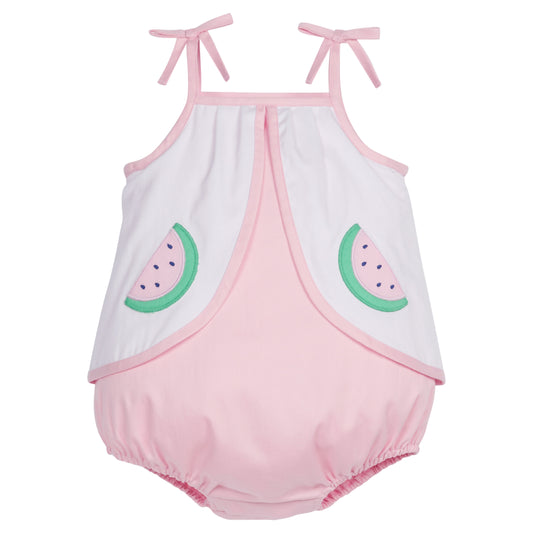 Sadie Sunsuit - Watermelon - Breckenridge Baby
