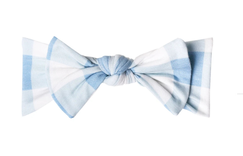 Lincoln Knit Headband with Bow - Breckenridge Baby