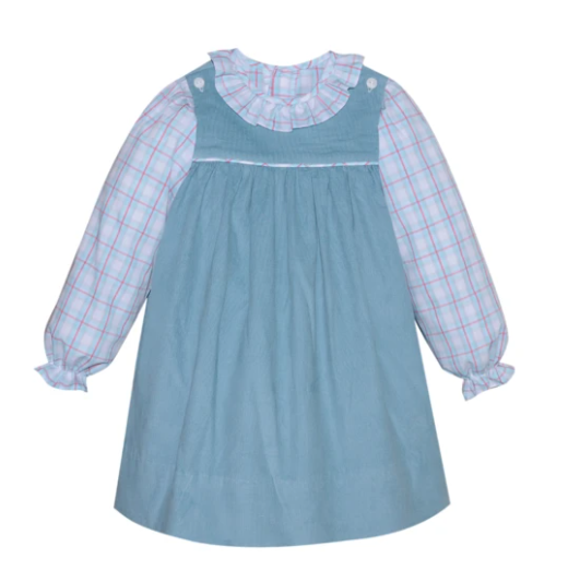 Cadet Blue Hayden Dress - Breckenridge Baby