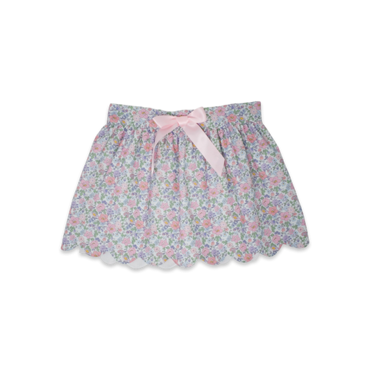 Susie Scallop Skirt - Hillsborough Floral - Breckenridge Baby