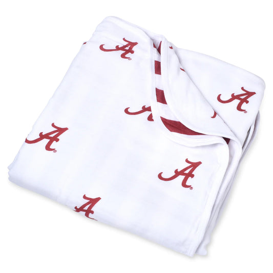 University of Alabama Four Layer Muslin Blanket - Breckenridge Baby