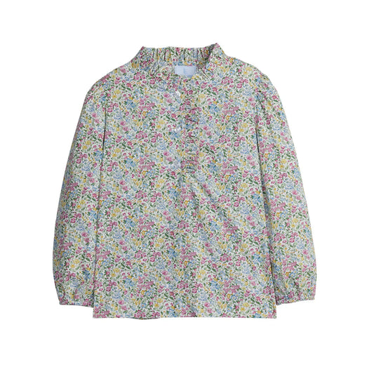 Ruffled Popover - Green Gables Floral - Breckenridge Baby