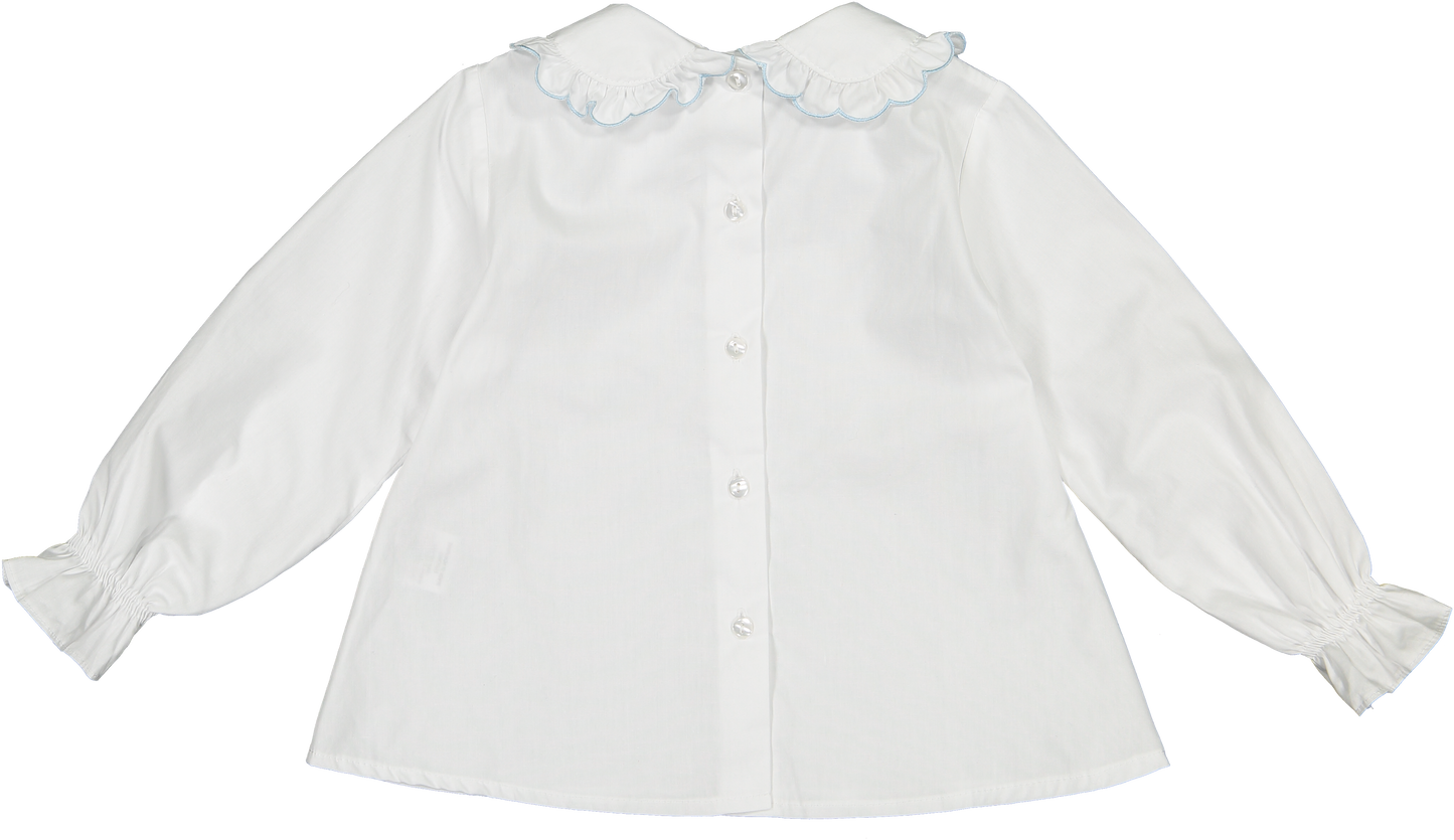 Wonderland Blue Shirt - Breckenridge Baby