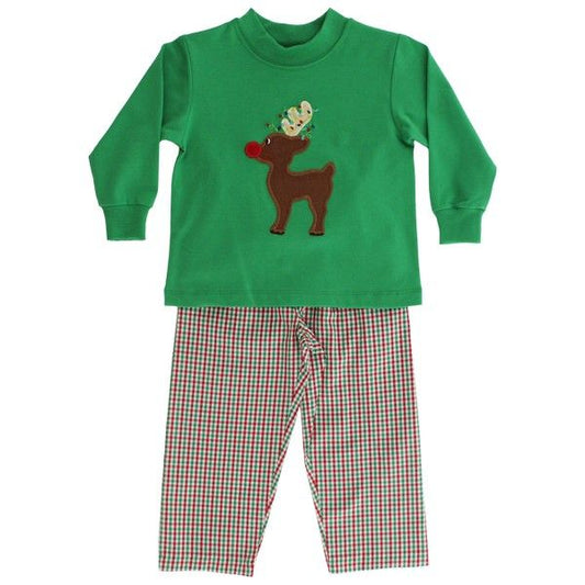 Reindeer Boys Pant Set - Breckenridge Baby