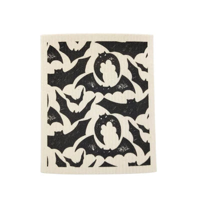 Spooky Bat Swedish Dishcloth