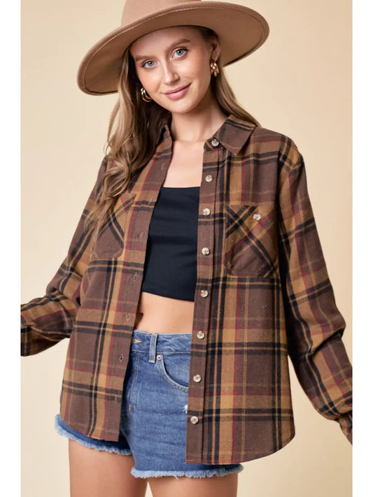 Plaid Button Down Shirt