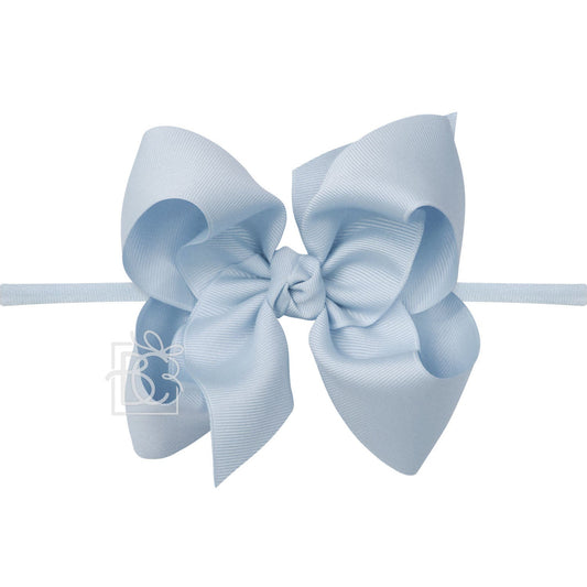 5.5" Huge Pantyhose Headband Bow (Multiple Colors Available) - Breckenridge Baby
