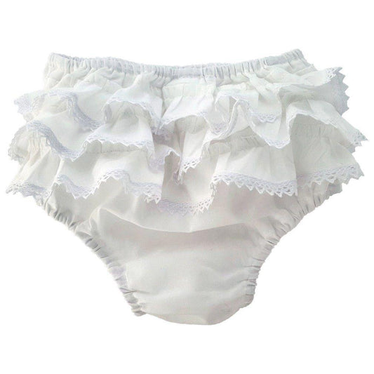 Picot Lace Ruffled Bloomer - Breckenridge Baby