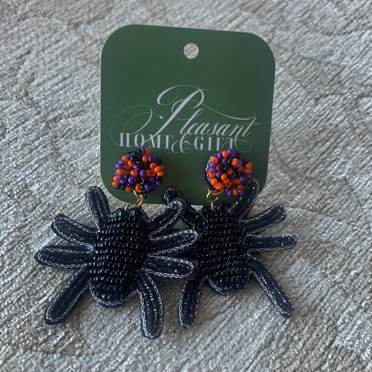 Spider Beaded Earrings