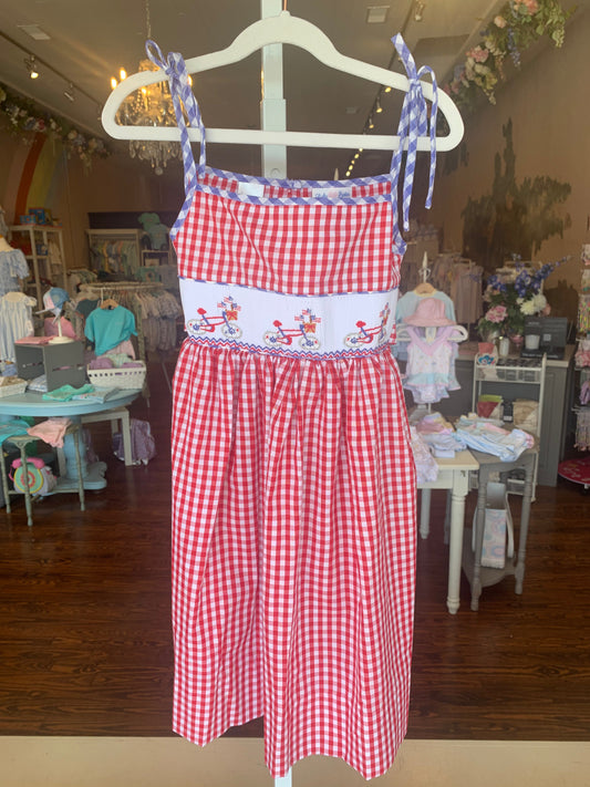Jackie Smocked Dress with Strap - PBCY - Breckenridge Baby