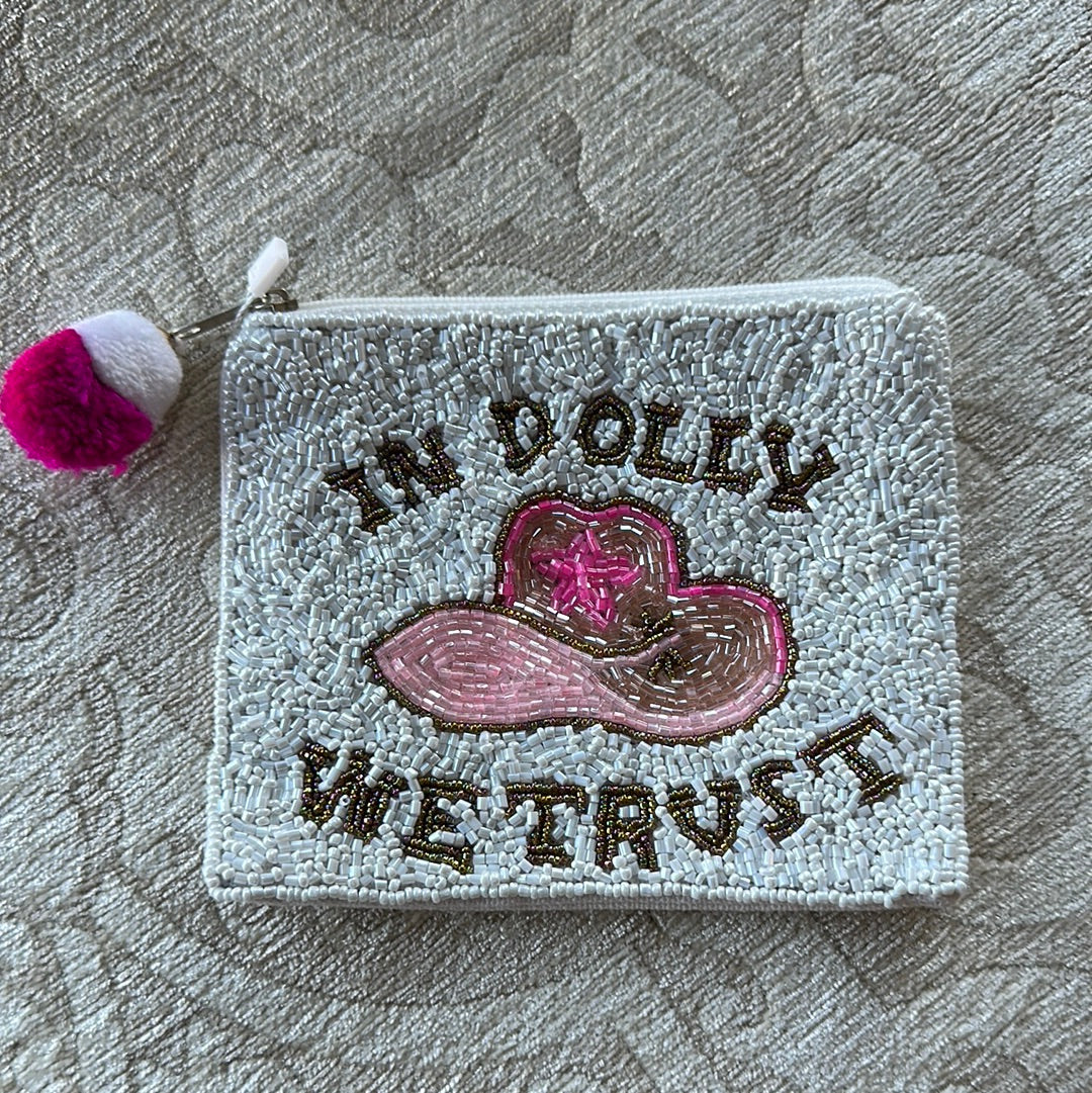 "In Dolly We Trust" Coin Pouch