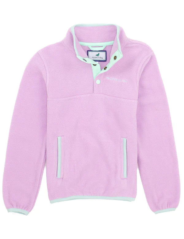 Girls Luna Pullover - Wisteria - Breckenridge Baby