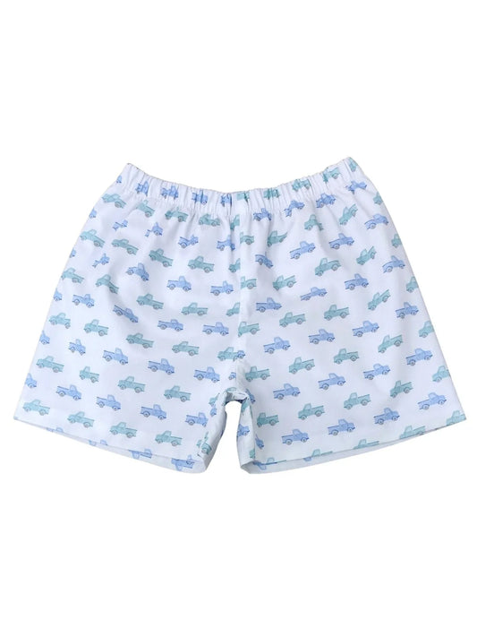 Truck Print Conrad Short - Breckenridge Baby