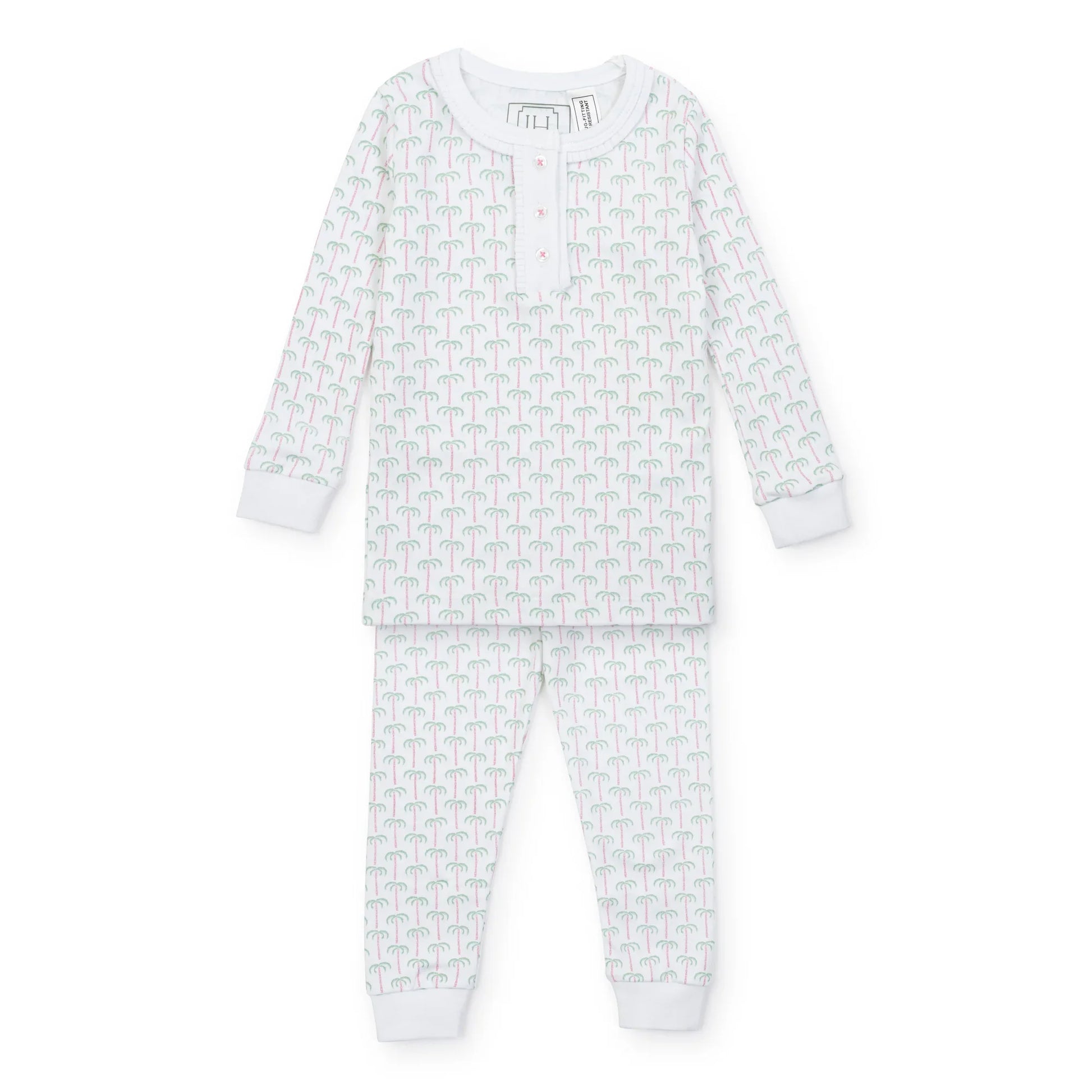 Alden Pajama Set - Pacific Palms Pink - Breckenridge Baby