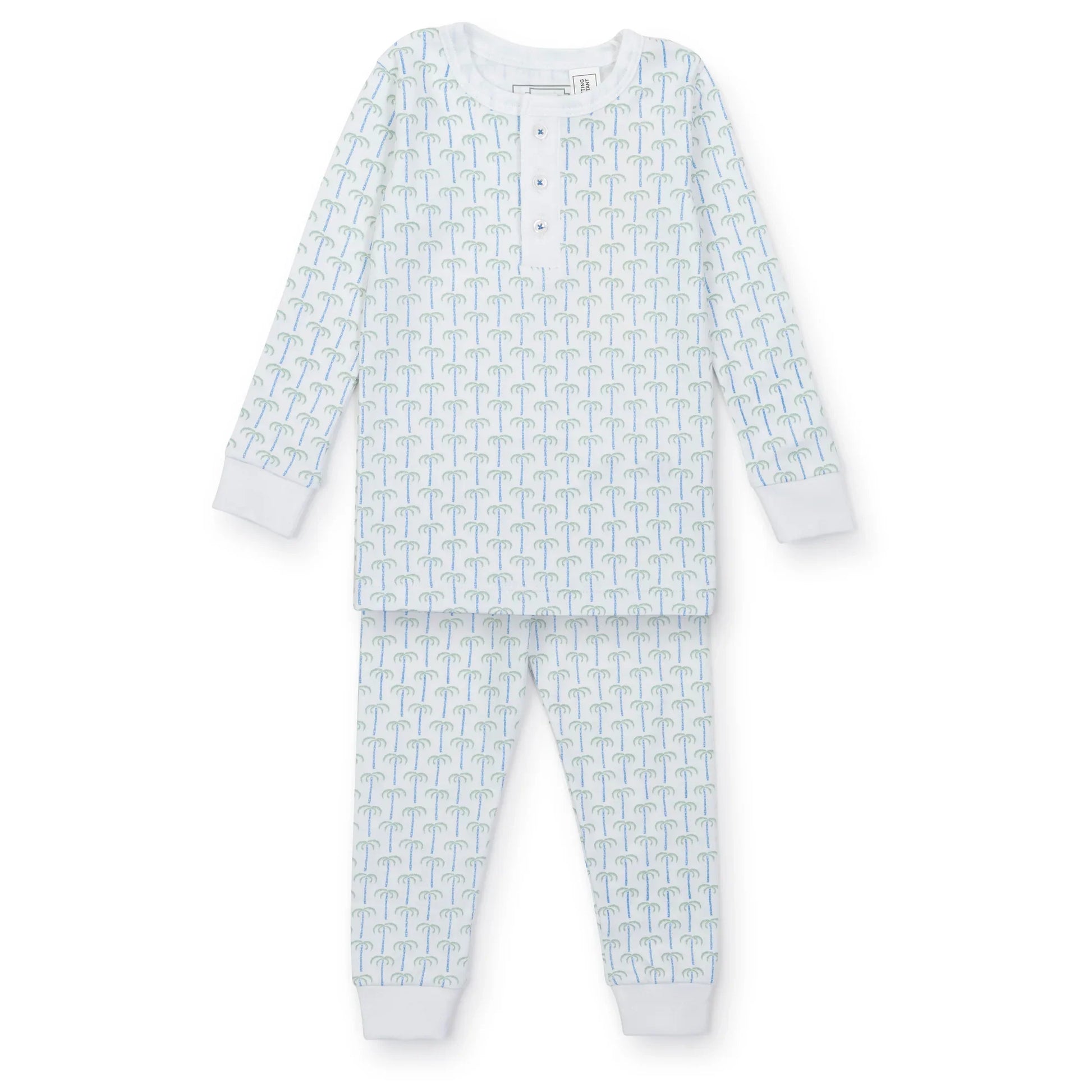 Jack Pajama Set - Pacific Palms Blue - Breckenridge Baby