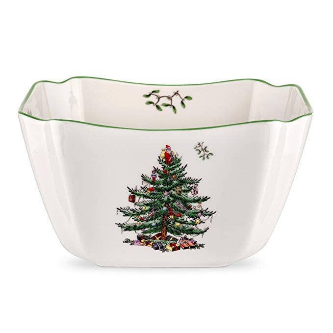 Spode Christmas Tree Small Square Bowl