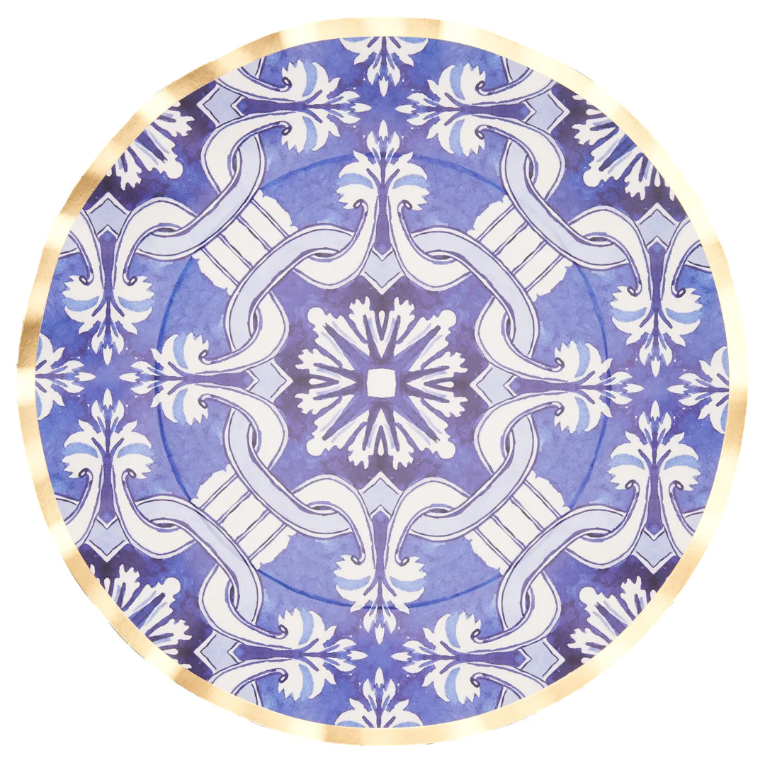 Wavy Dinner Plate Moroccan Nights - 8pkg