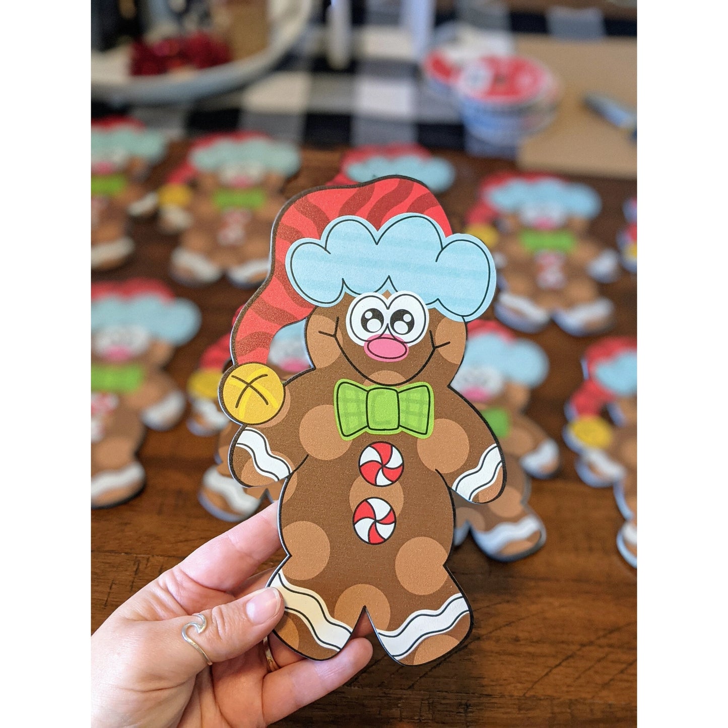 Gingerbread Man Printed Attachment
