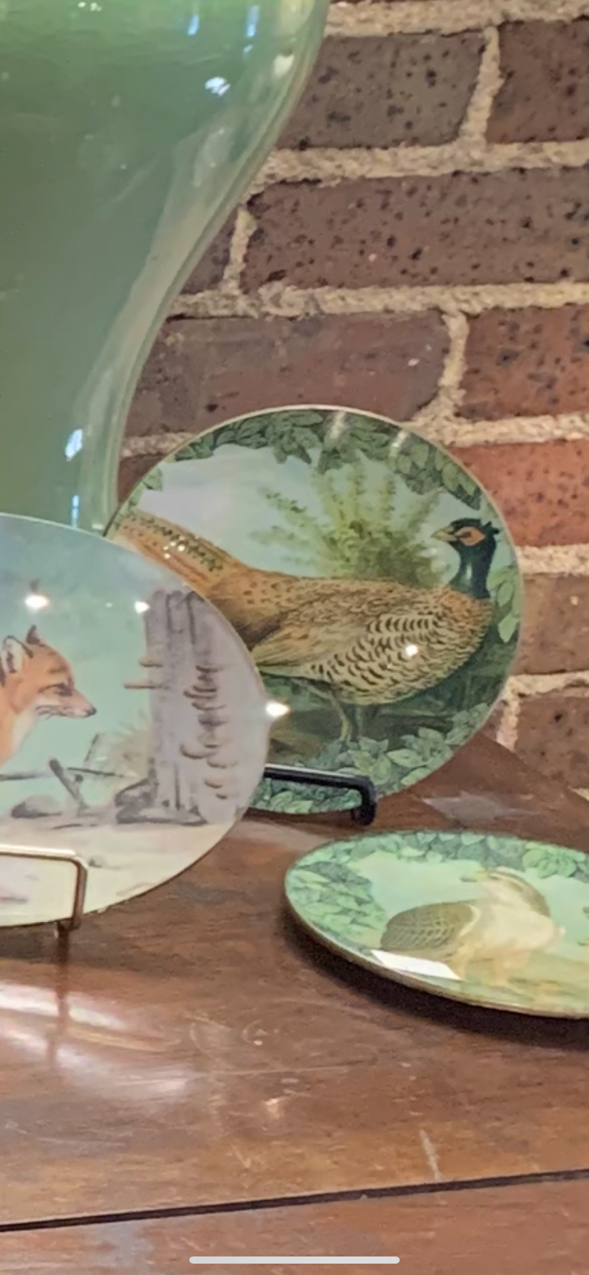 WOODLAND SINGLE PHEASANT PLATE