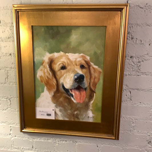 12X16 YELLOW LAB PAINTING