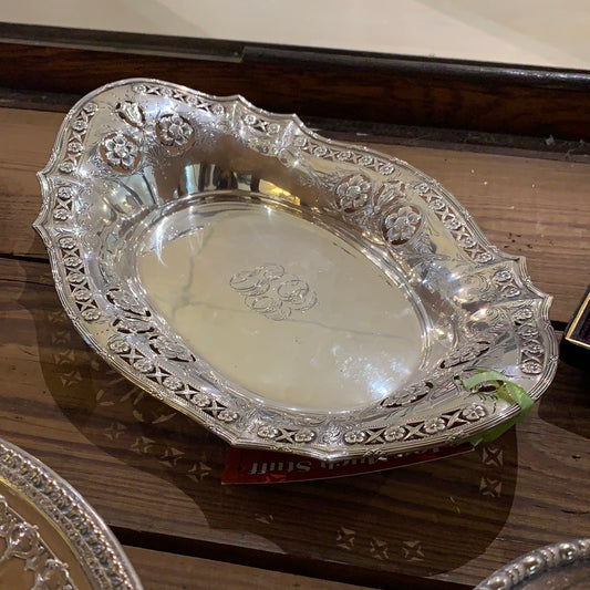 STERLING BREAD TRAY