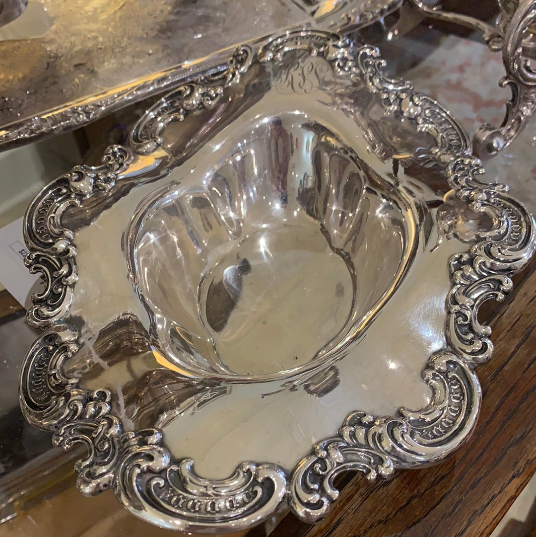 STERLING OVAL BOWL