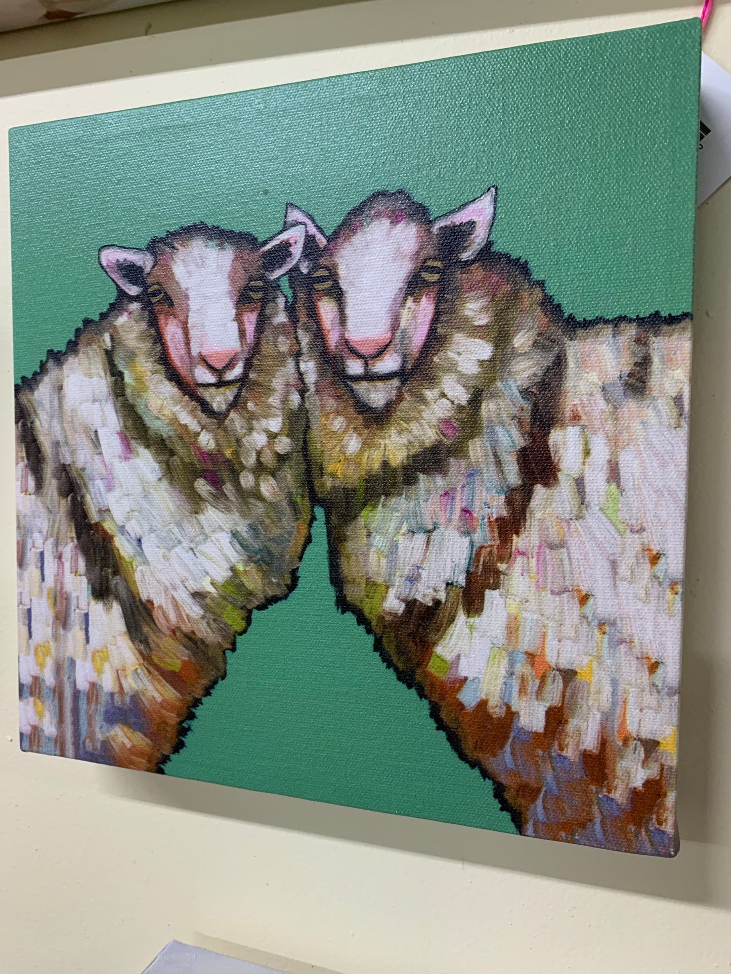 SHEEP ON CANVAS