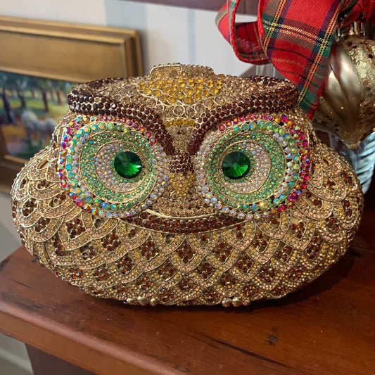 OWL EVENING BAG