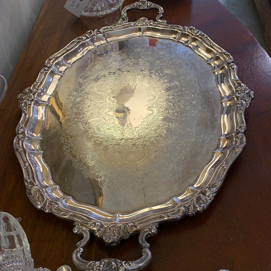LARGE SILVERPLATE TRAY