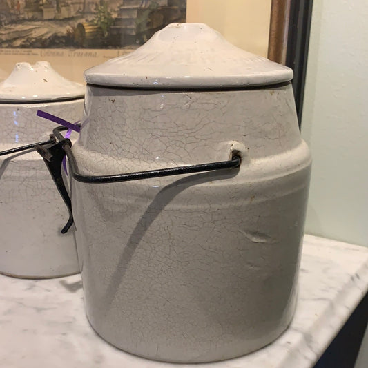 2 GALLON LIDDED CROCK