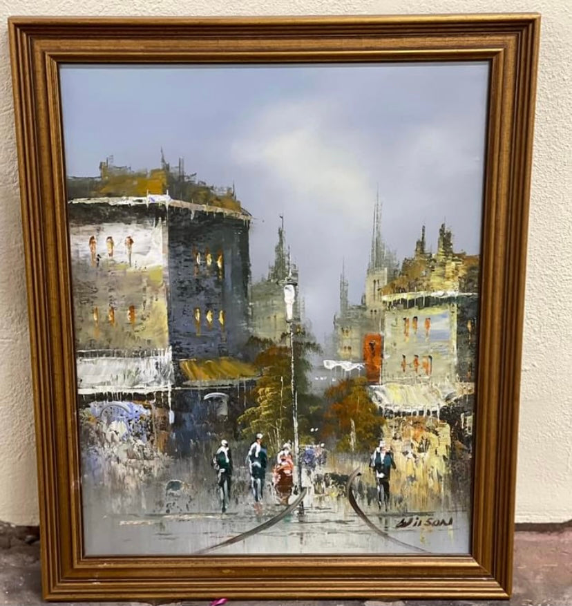SIGNED OIL PAINTING - WILSON