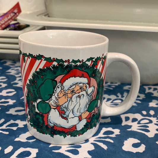 Mommy Kissin' Santa Mug