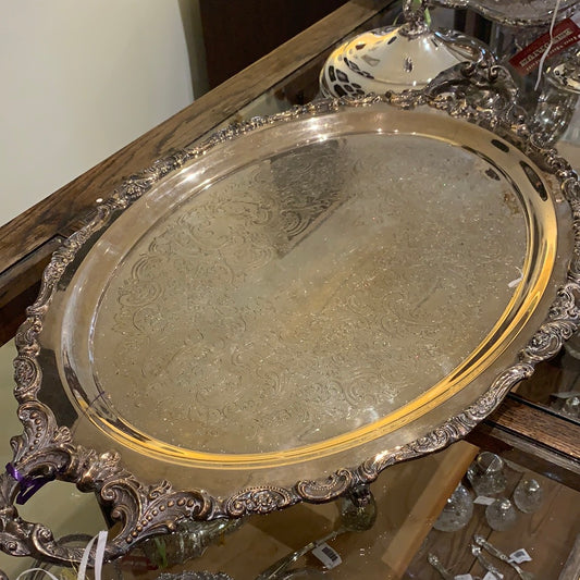 LG. SP OVAL FOOTED TRAY