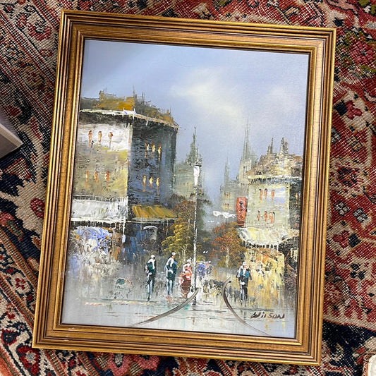 SIGNED OIL PAINTING - WILSON