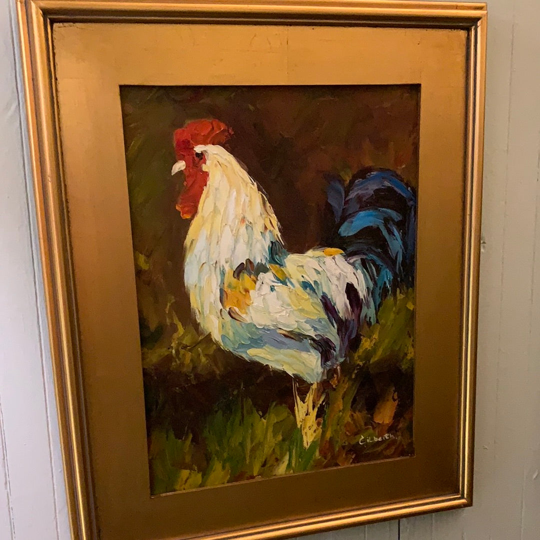 12X16 ROOSTER PAINTING
